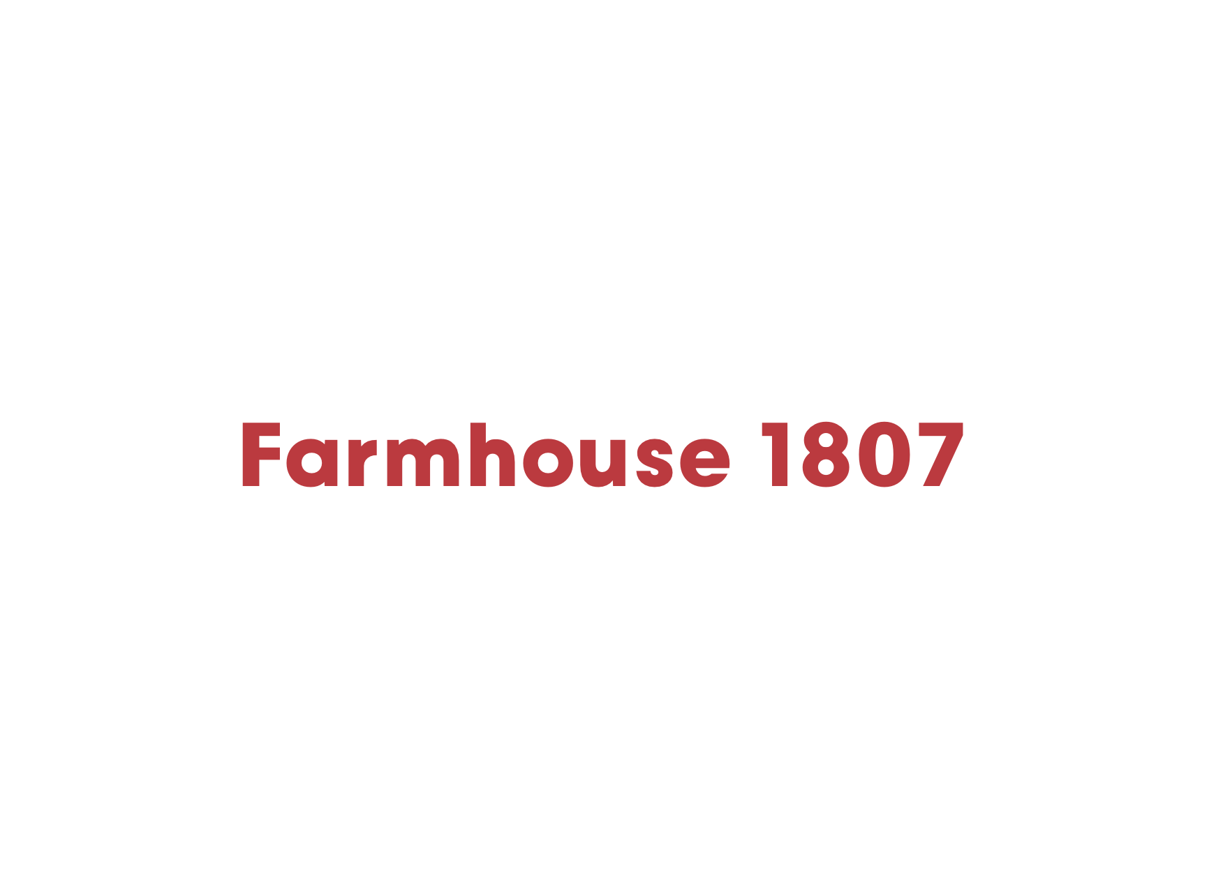 Farmhouse 1807