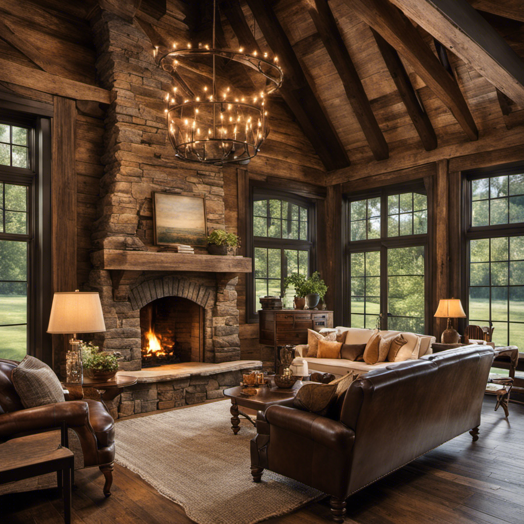 An image capturing the essence of Midwest's historic farmhouse interiors