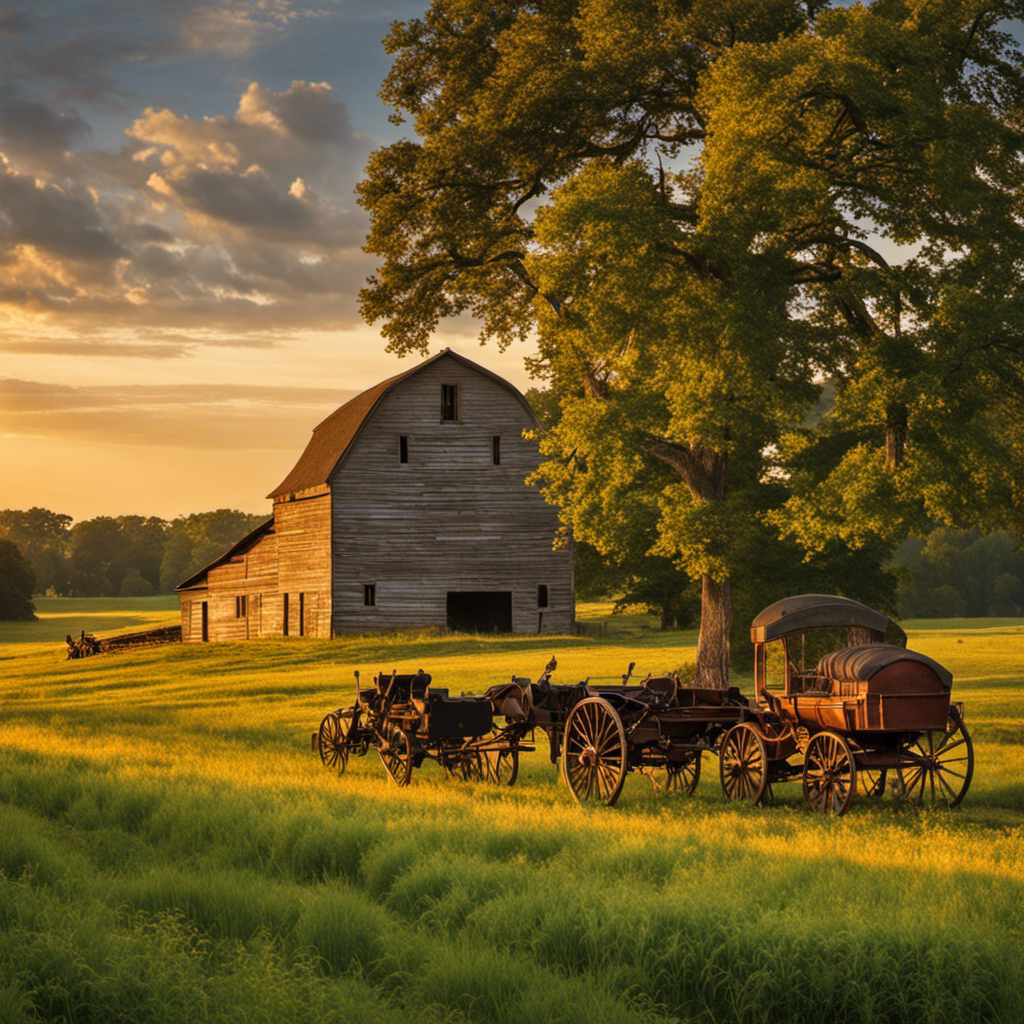 an enchanting glimpse of the past as you envision yourself exploring the Midwest's Top 10 Historic Farms