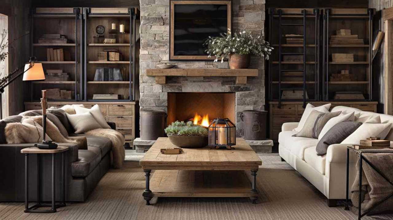 farmhouse living room furniture images