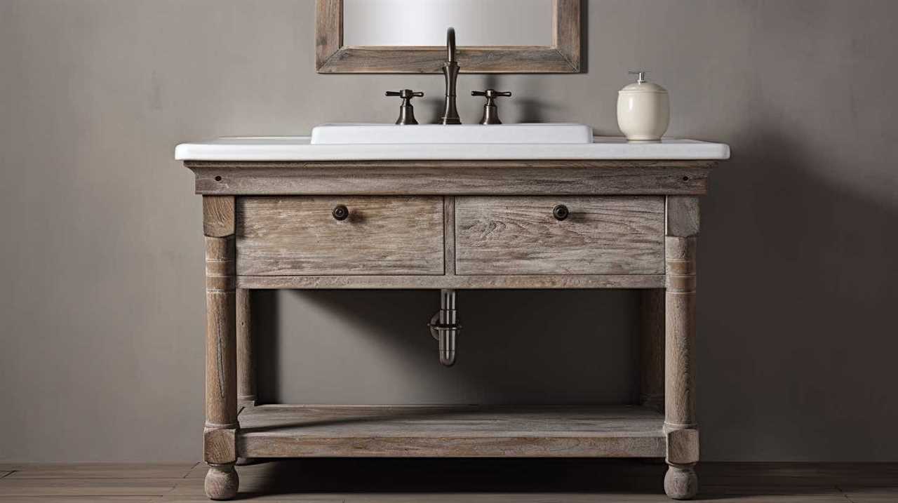 farmhouse bathroom double vanity