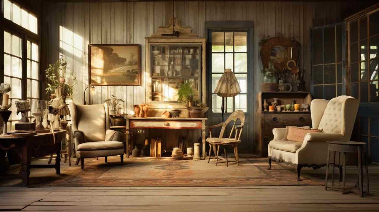 rustic farmhouse living room
