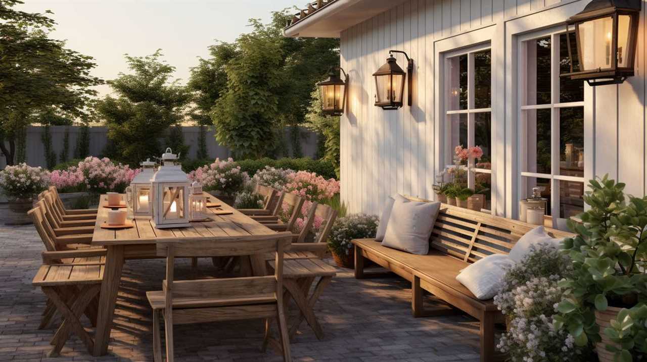 farmhouse outdoor patio furniture