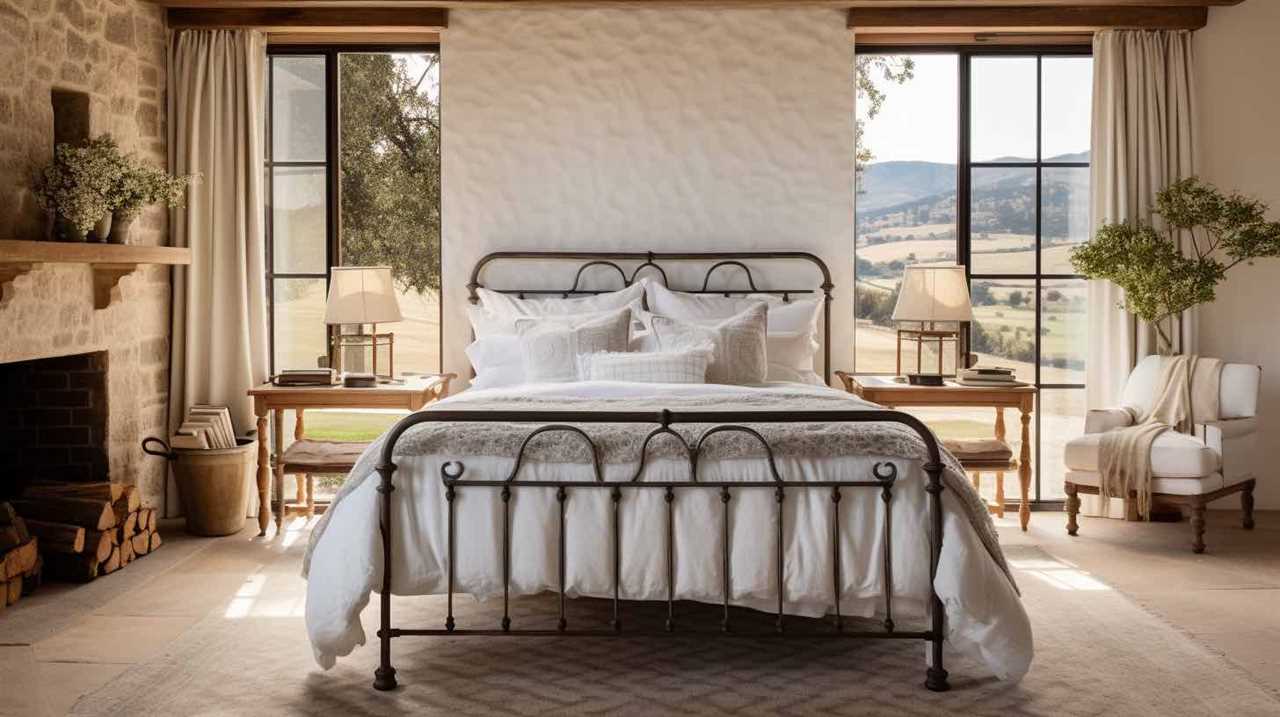 french country master bedroom