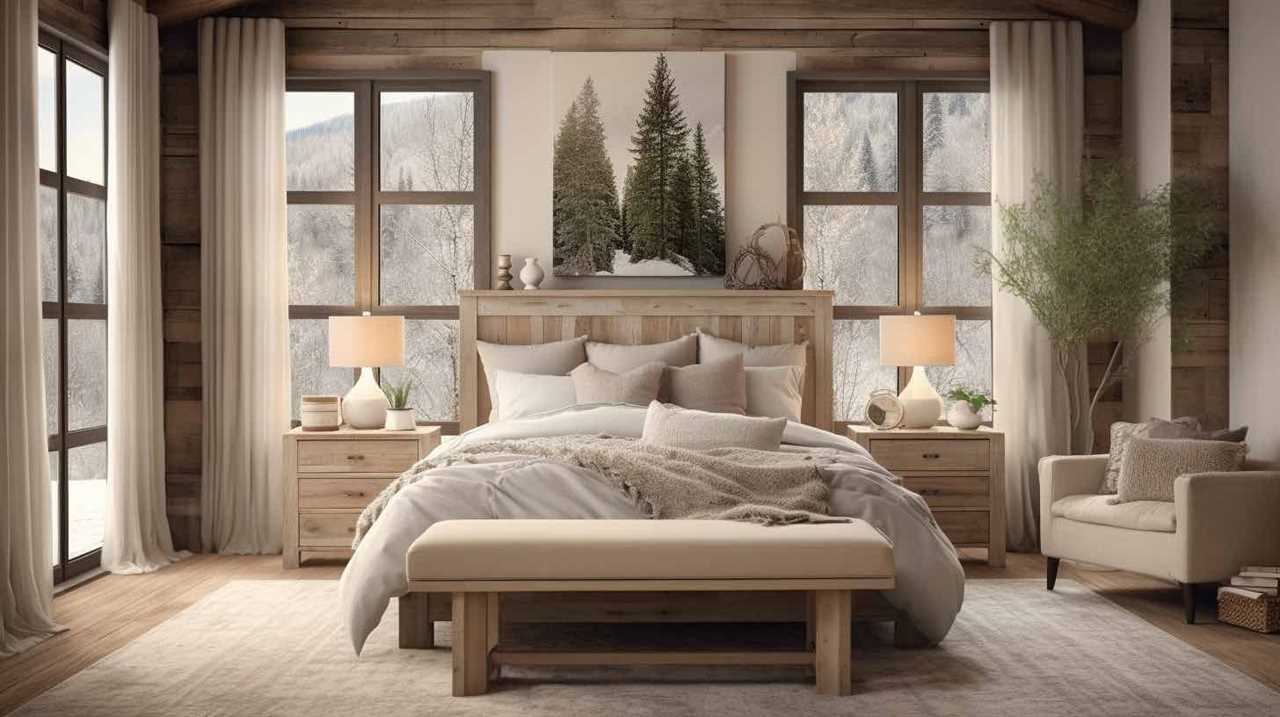 farmhouse style bedroom