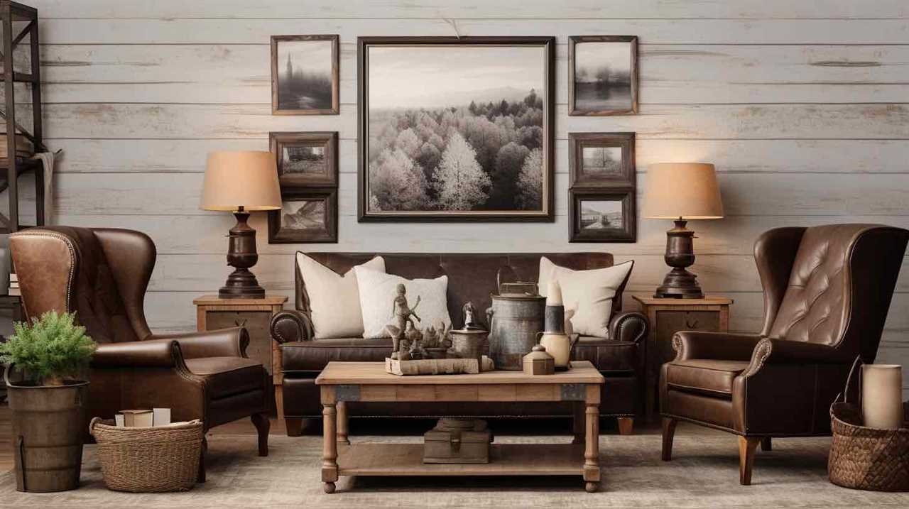 farmhouse style living room furniture sets