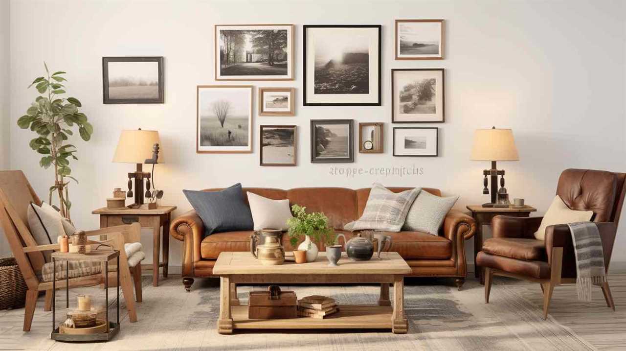 farmhouse living room furniture set