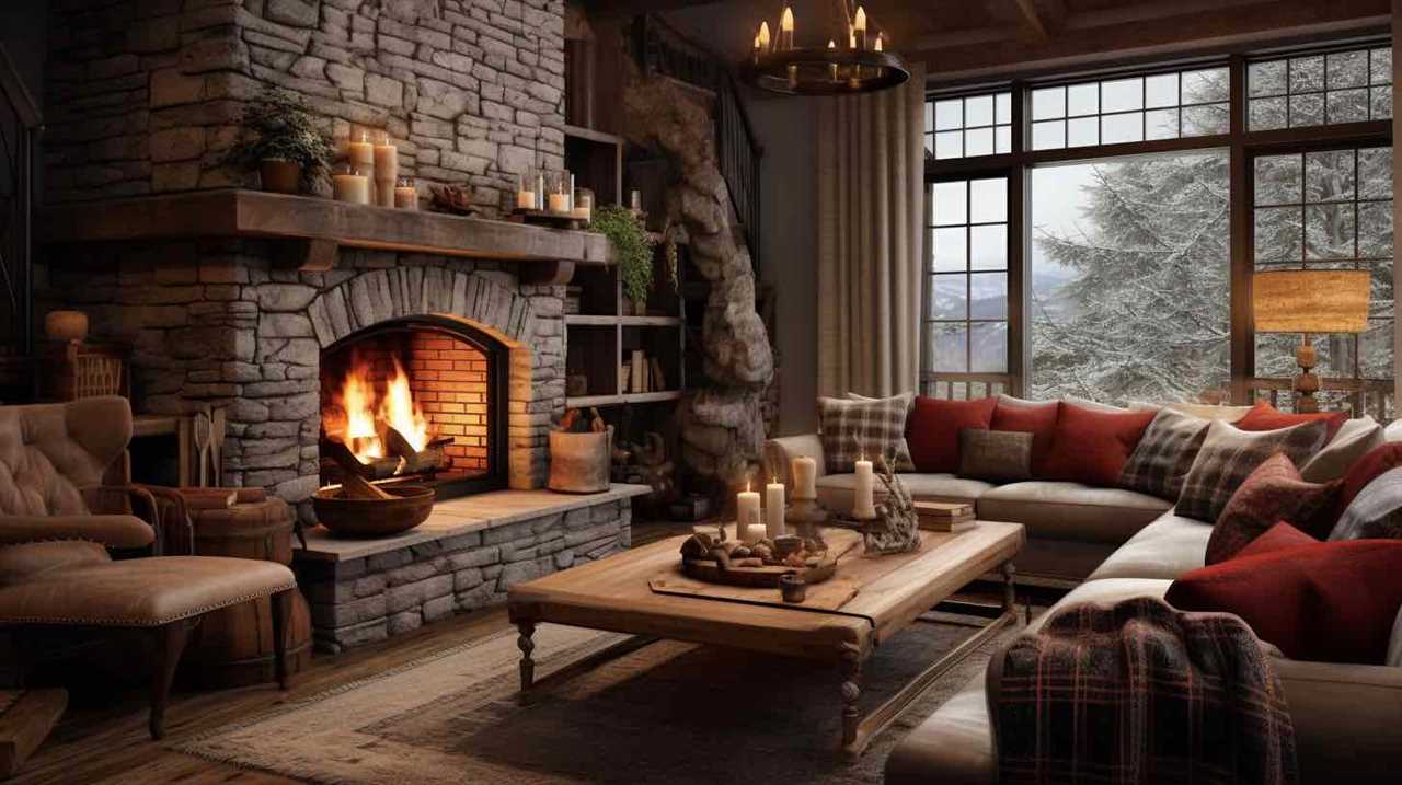 cozy farmhouse living room