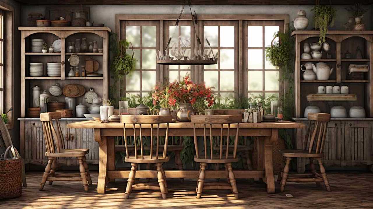 farmhouse living room table sets