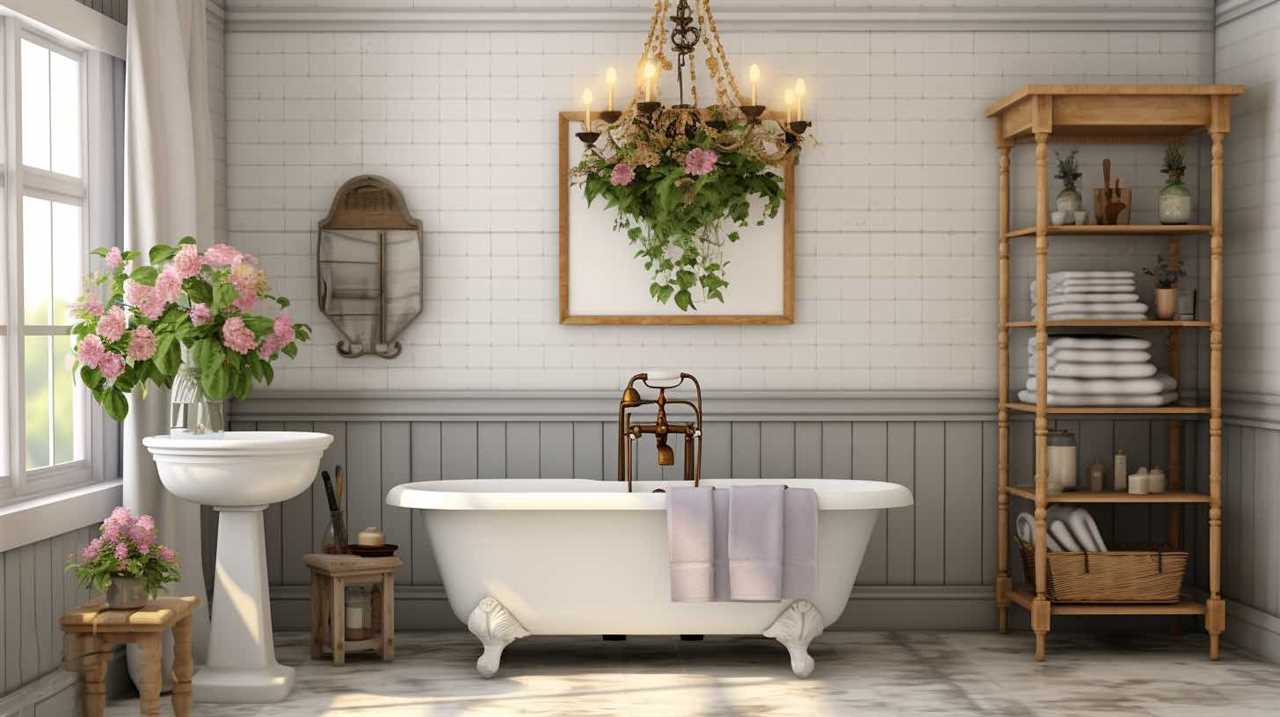 farmhouse bathroom double vanity
