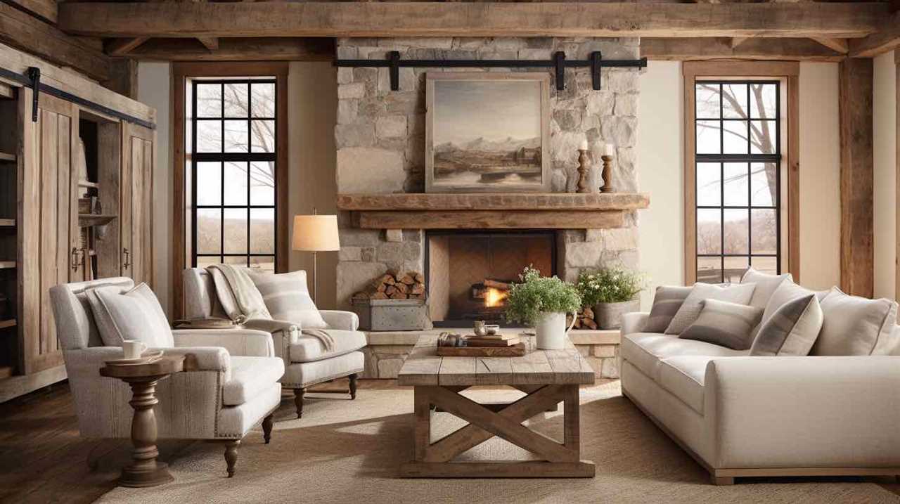rustic farmhouse living room ideas
