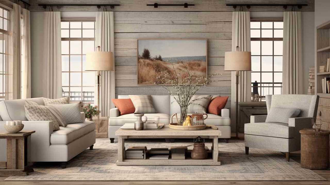 rustic farmhouse living room sets