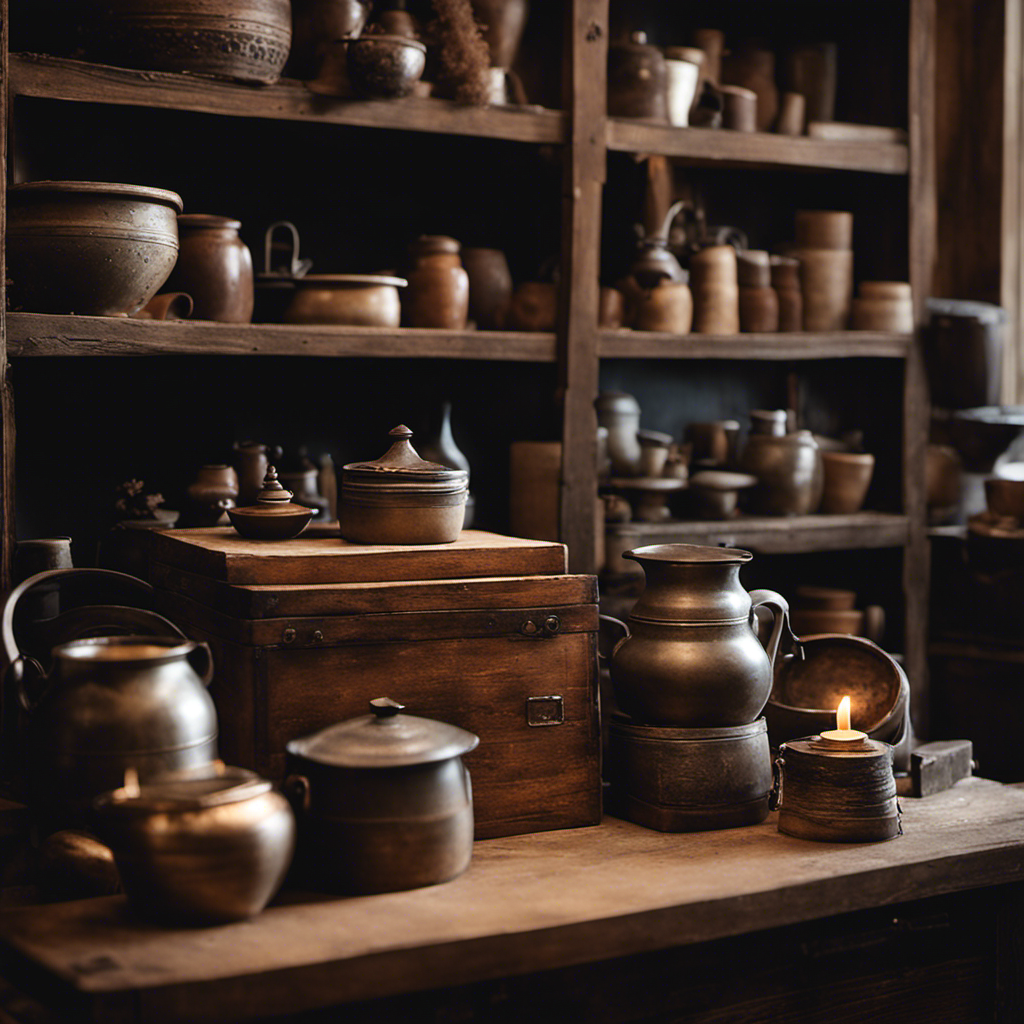 An image that captures the rustic elegance of primitive antiques