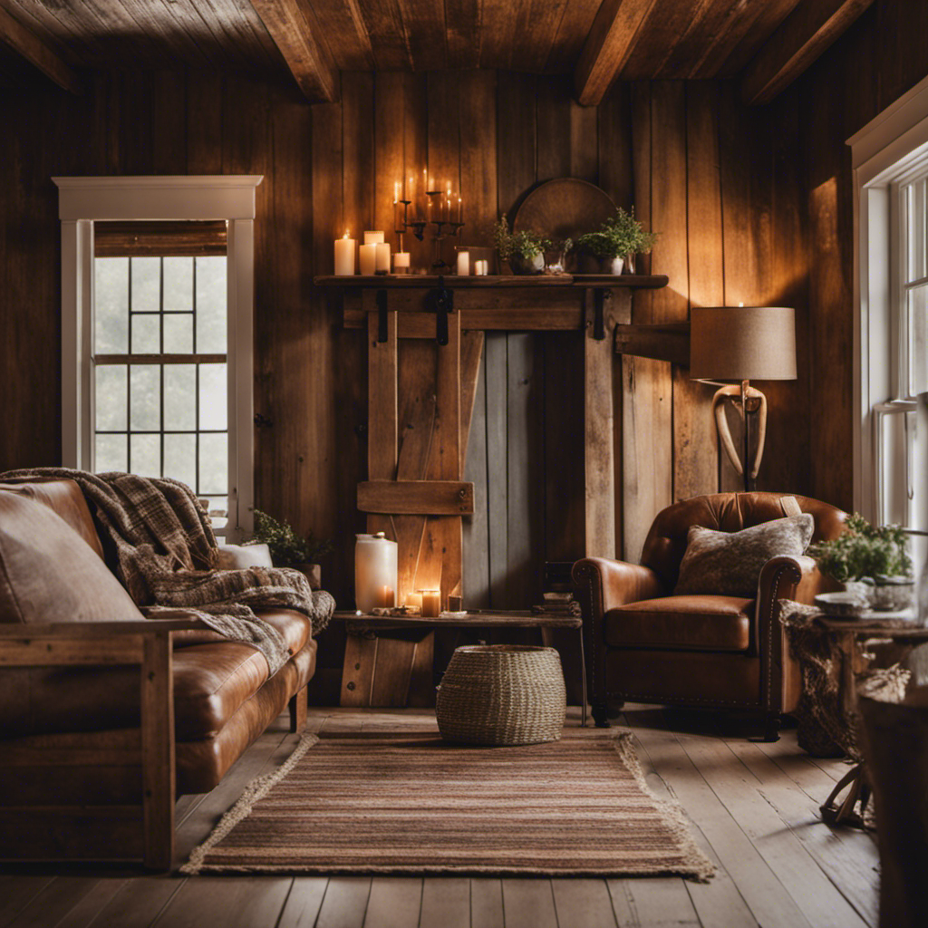 An image that captures the essence of rustic charm in farmhouse decor