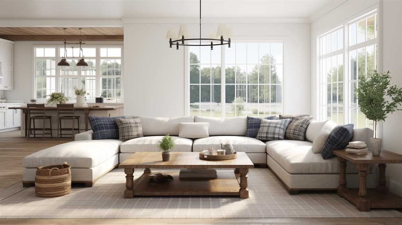 modern farmhouse living room furniture