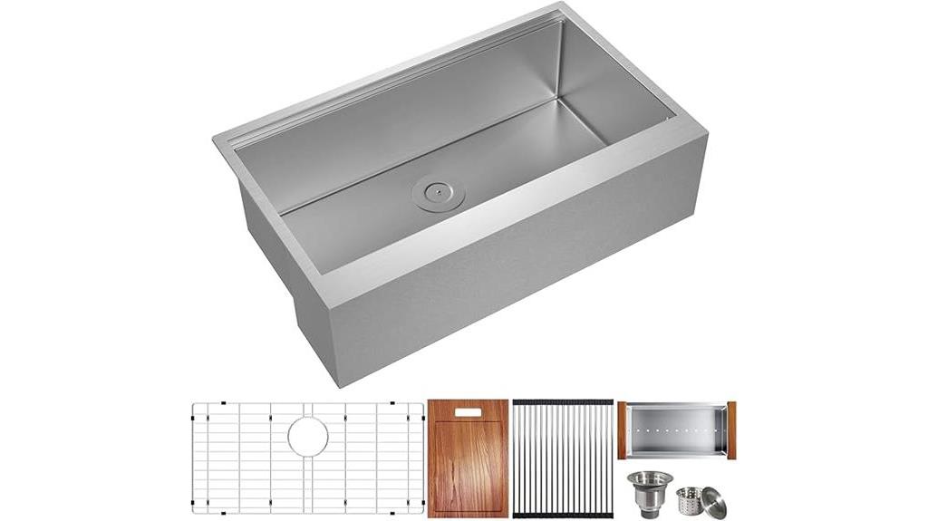 33 inch farmhouse sink