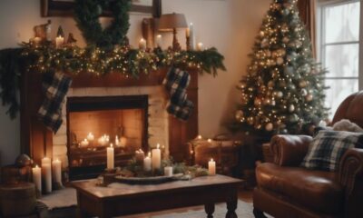 a cozy holiday scene