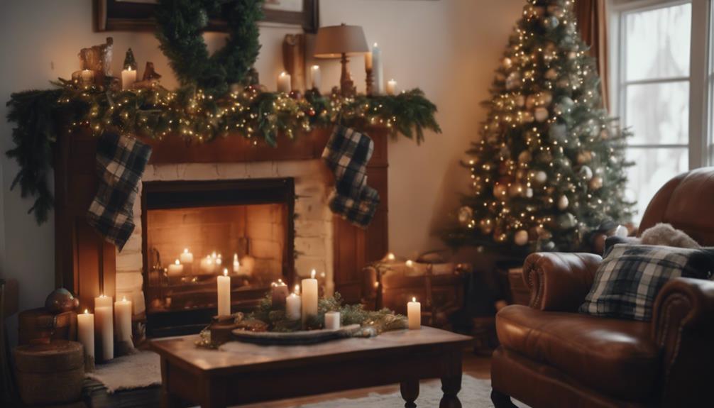 a cozy holiday scene