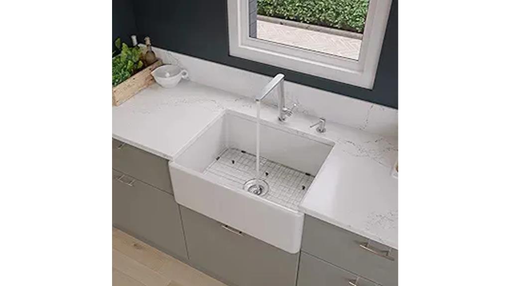 alfi 26 inch farmhouse sink