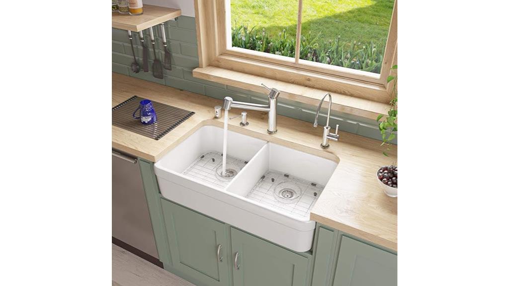 alfi 32 inch farmhouse sink