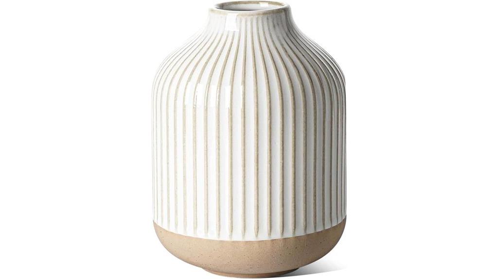 boho ceramic decor vase