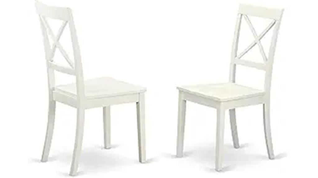 boston cross back chairs