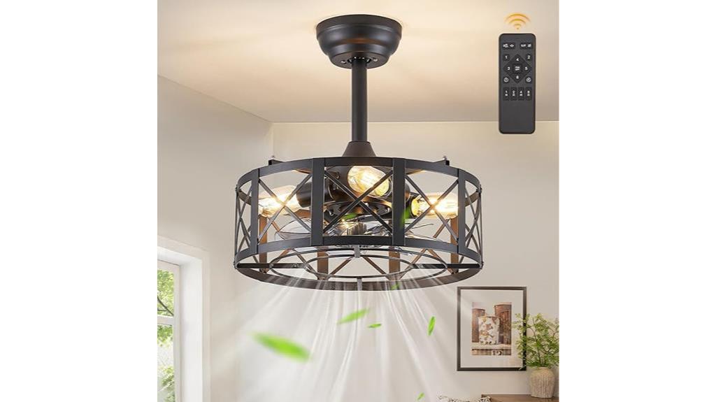 caged ceiling fan remote