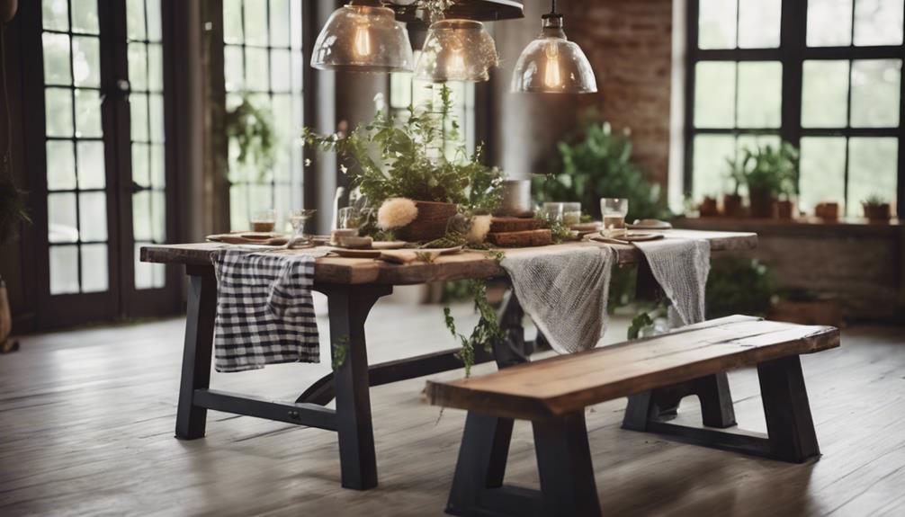 chic farmhouse industrial decor