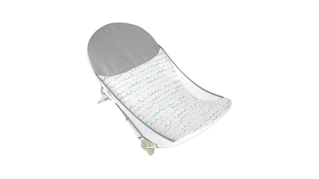 comfortable folding baby bather