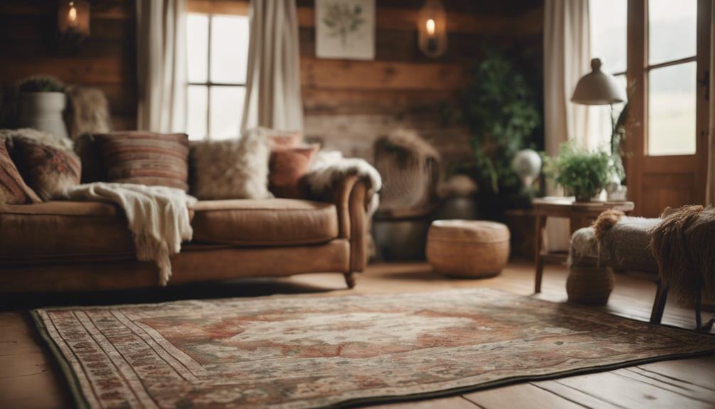 decorate with stylish rugs