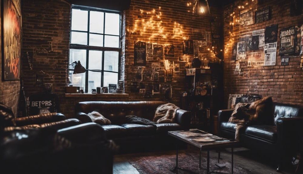 edgy grunge room decor