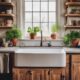 elevate kitchen with vintage sinks