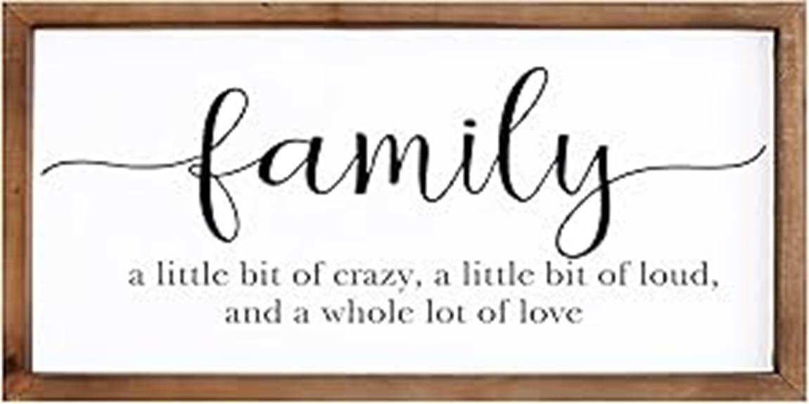 family sign home decor