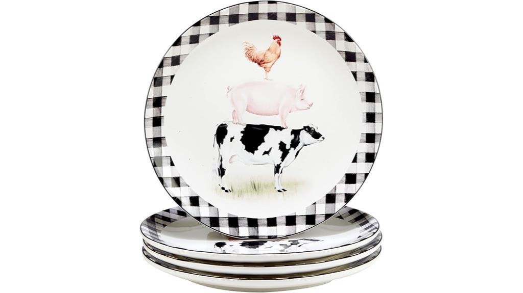 farm dinnerware plates set