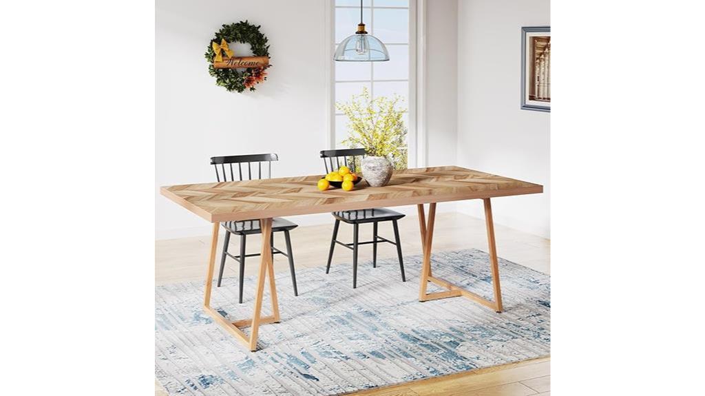 farmhouse dining table 6 8