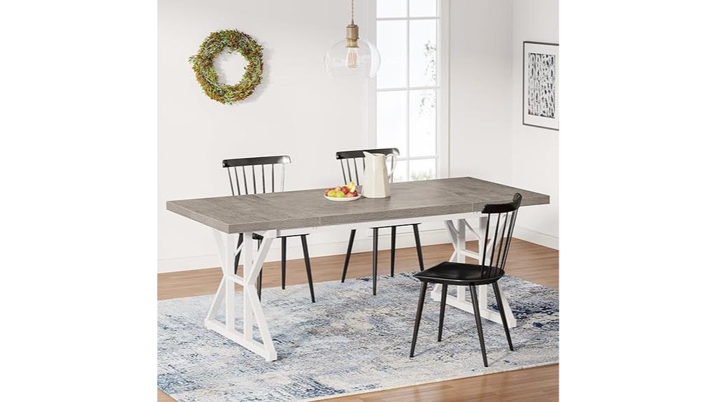 farmhouse dining table six