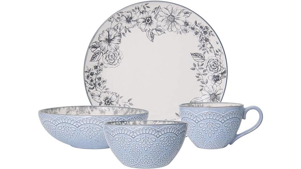 gabriela gray dinnerware set