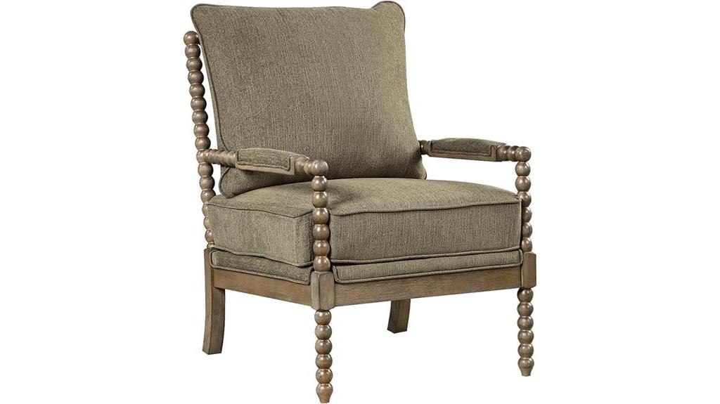 large stylish accent chair