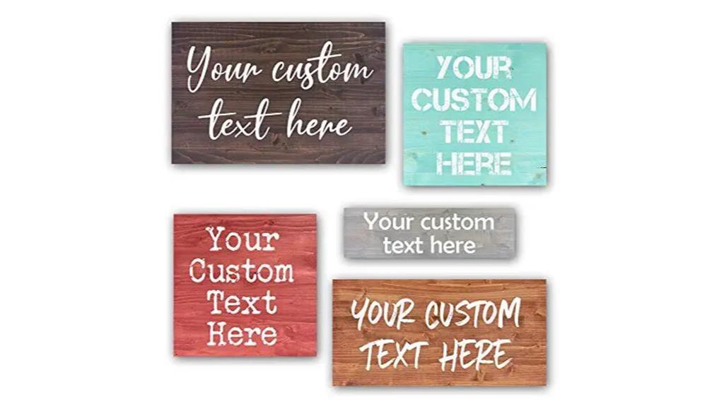 personalized farmhouse wood signs