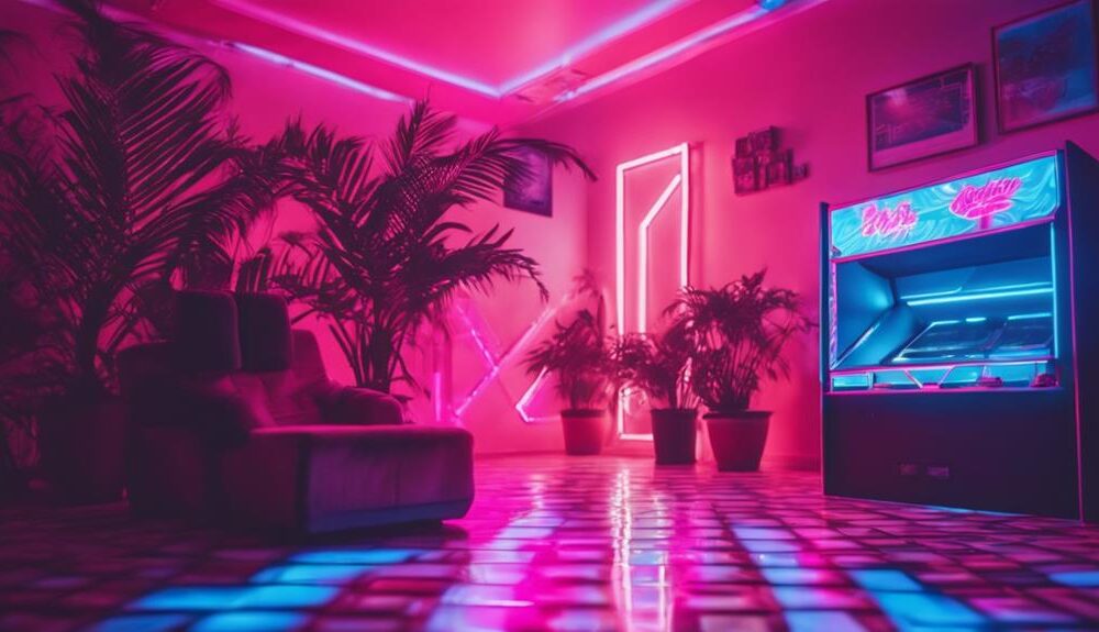 retro aesthetic vaporwave decor