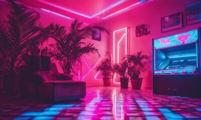 retro aesthetic vaporwave decor