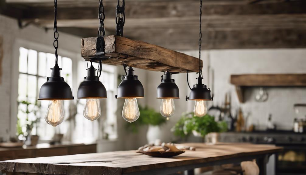 rustic elegance in pendants