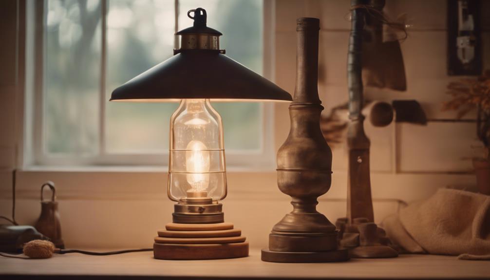 rustic farmhouse table lamps