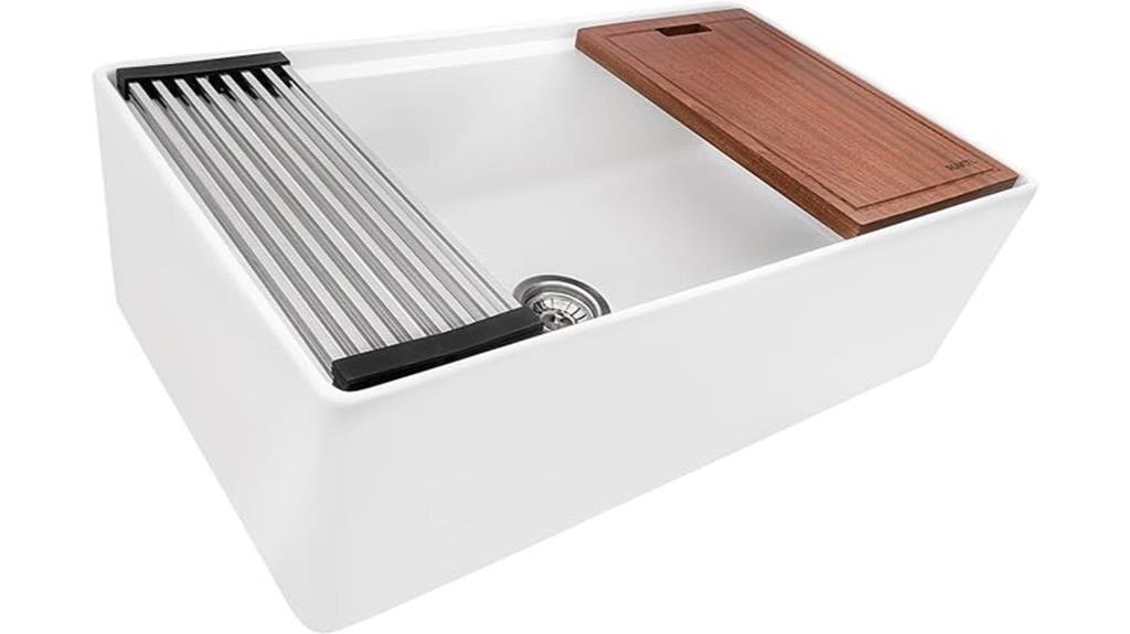 ruvati fireclay kitchen sink