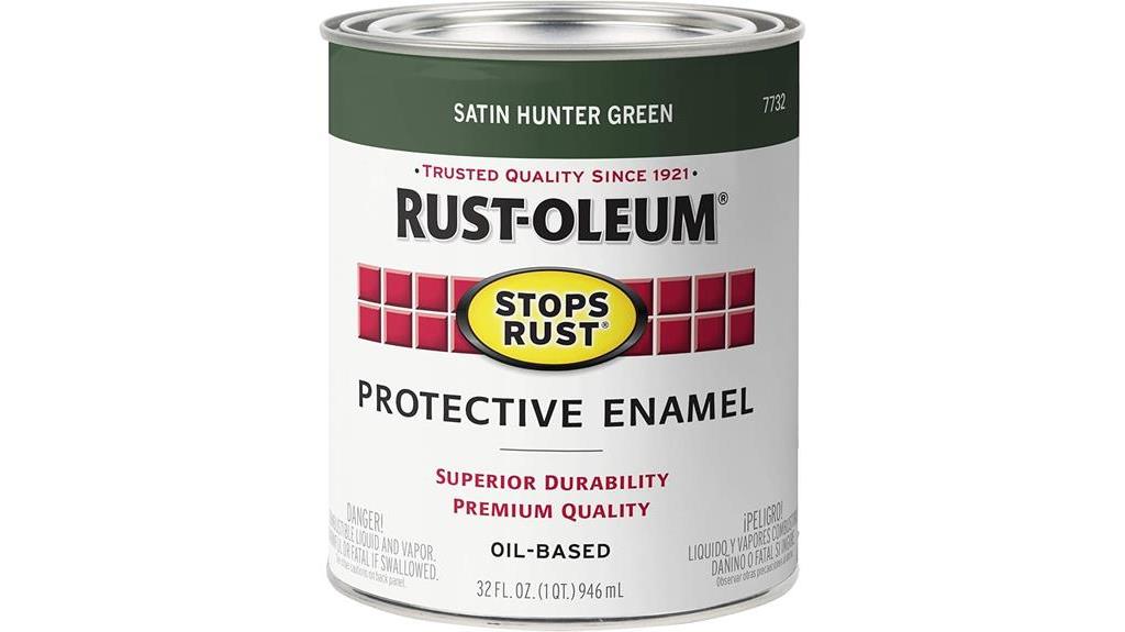 satin hunter green paint