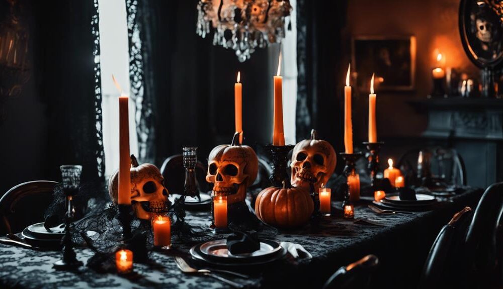 spooky stylish halloween decor