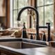 stylish farmhouse sink faucets