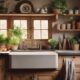 stylish fireclay farmhouse sinks