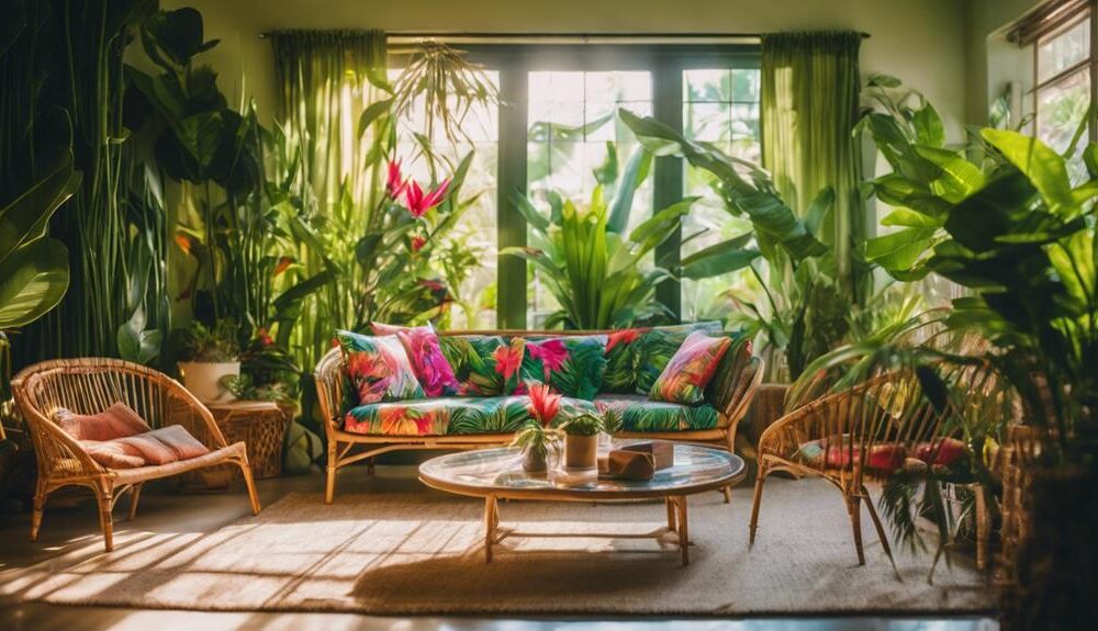 tropical paradise room decor