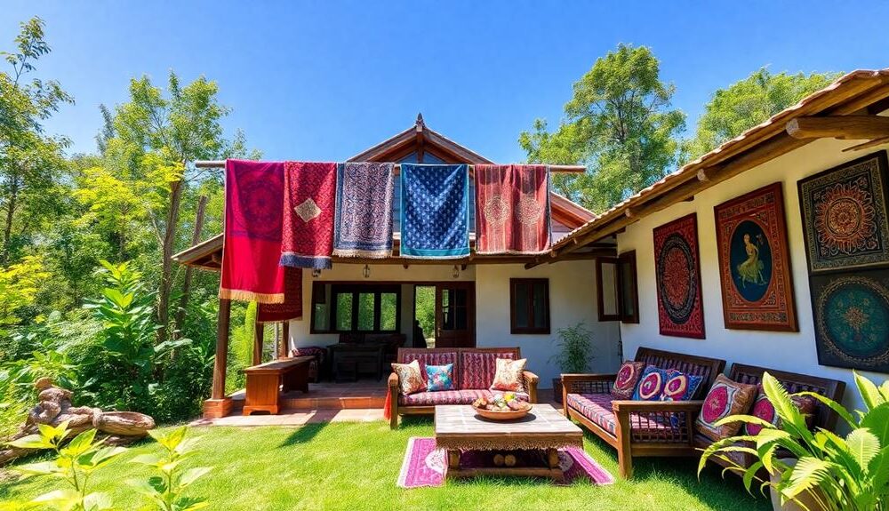 batik symbolism in farmhouse